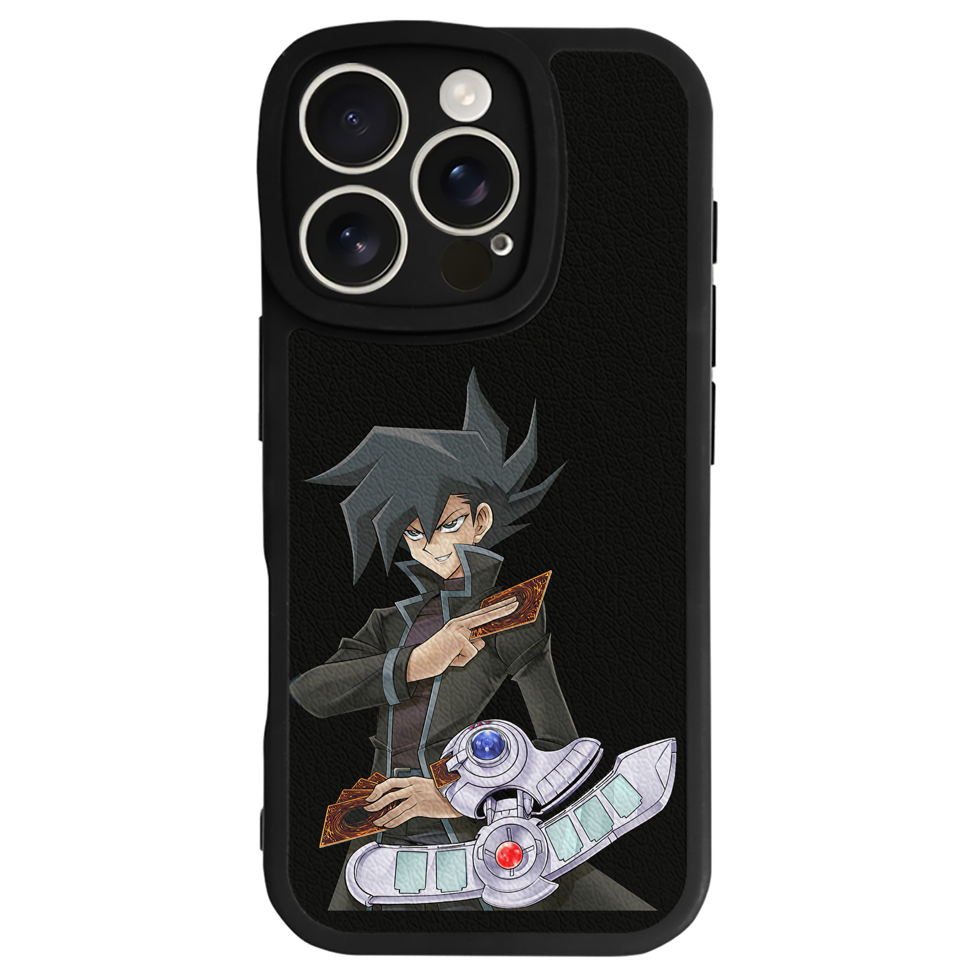遊☆戯☆王 Yu-Gi-Oh! 【iPhone 16シリーズ対応】シリコンスマホケース（レザー調） 材質：シリコン